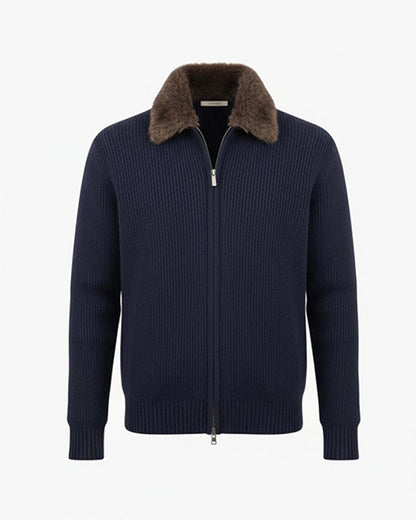COURCHEVEL Full Fur Lined Cardigan