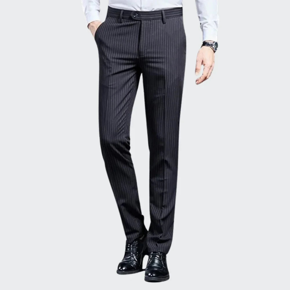 Premium Men's Suit Trousers Striped Valmont