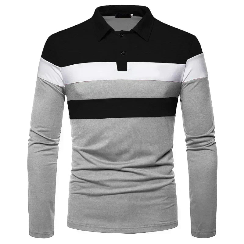 Men's Long Sleeve Polo Shirt Slingint Valmont